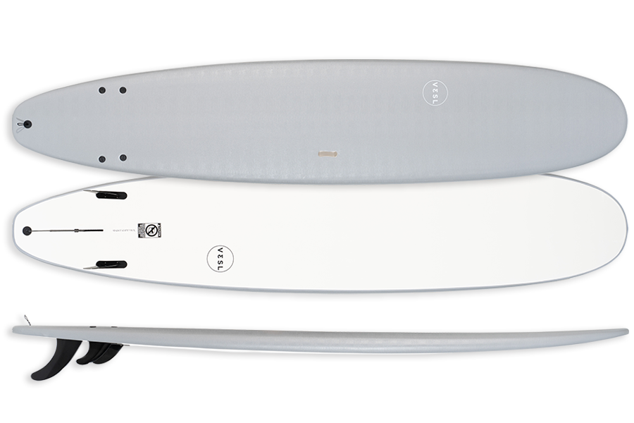 VESL 10'0 GLIDER SOFT TOP LONGBOARD SURFBOARD