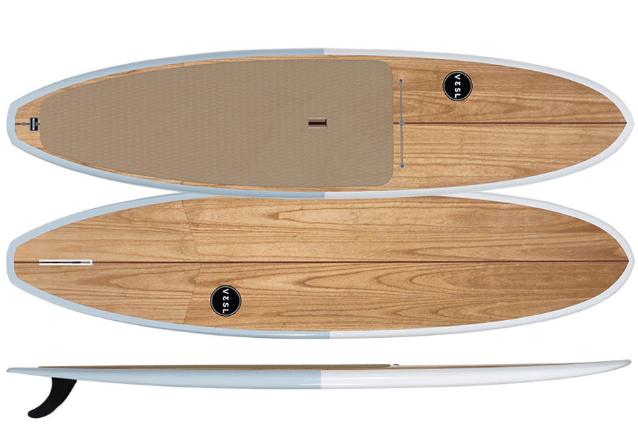 vesl wood paddle board