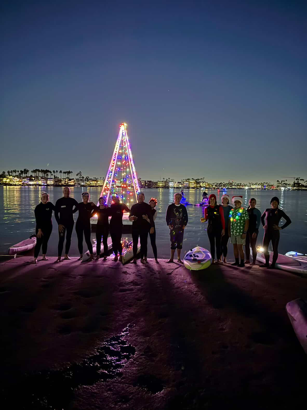 Naples Long Beach prone paddle